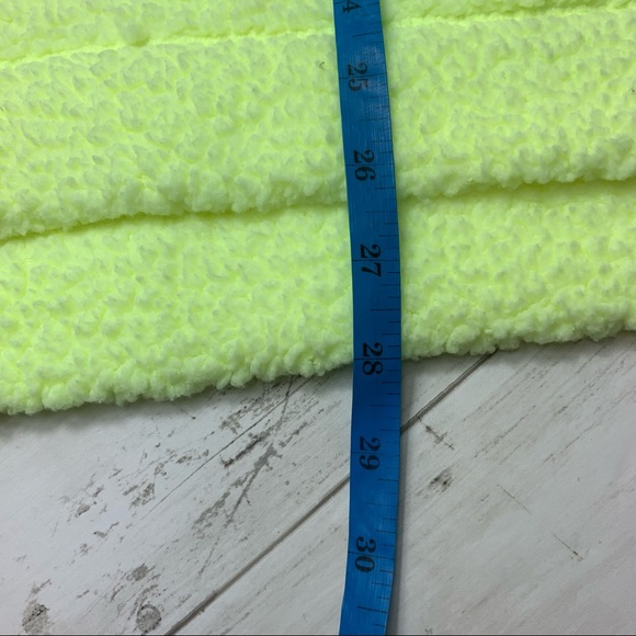 Aerie by American Eagle Neon Sherpa Pullover Oversize Sweater Highlighter - Picture 4 of 10